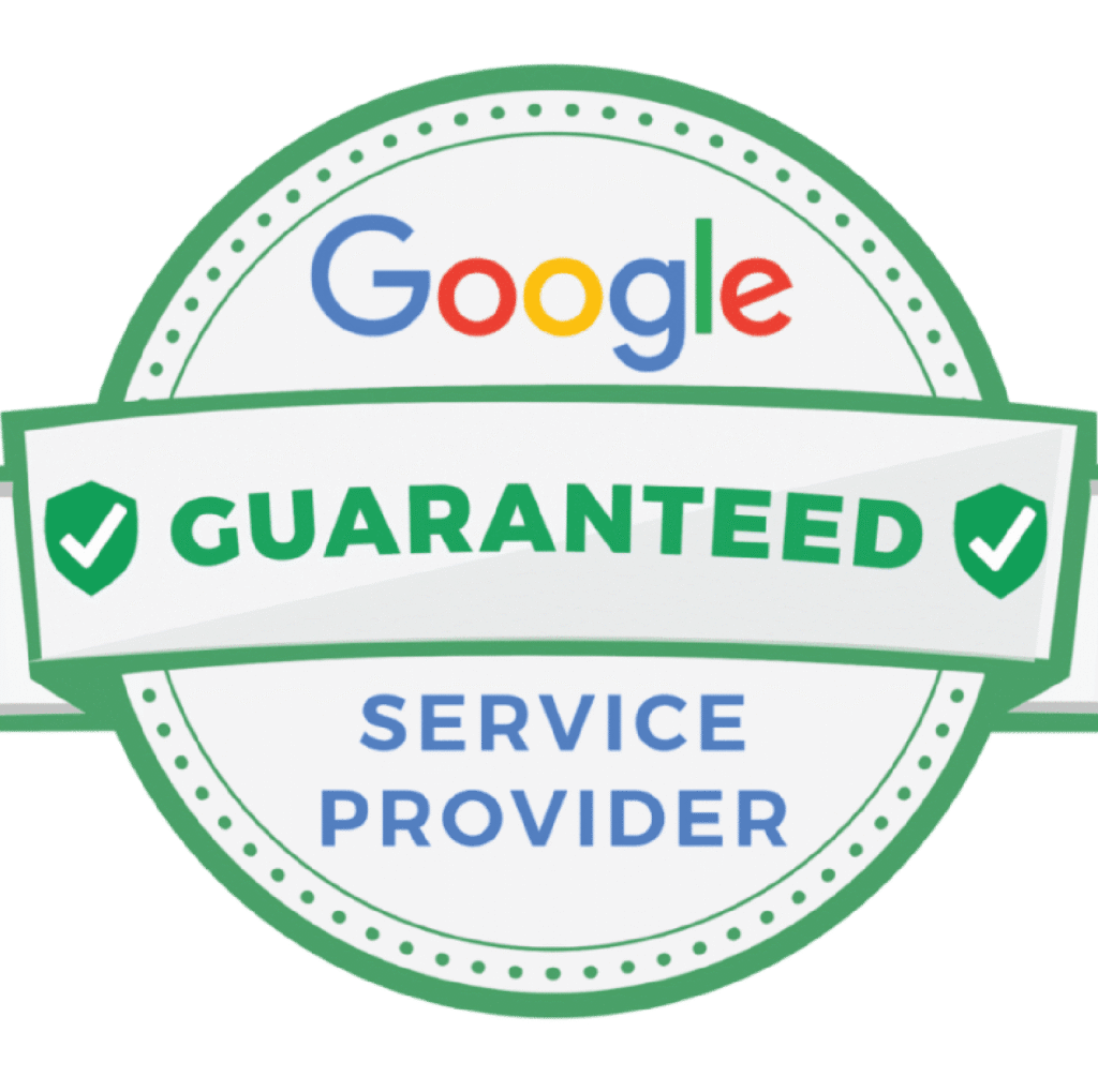 Google Guaranteed Business five star reviews on Google